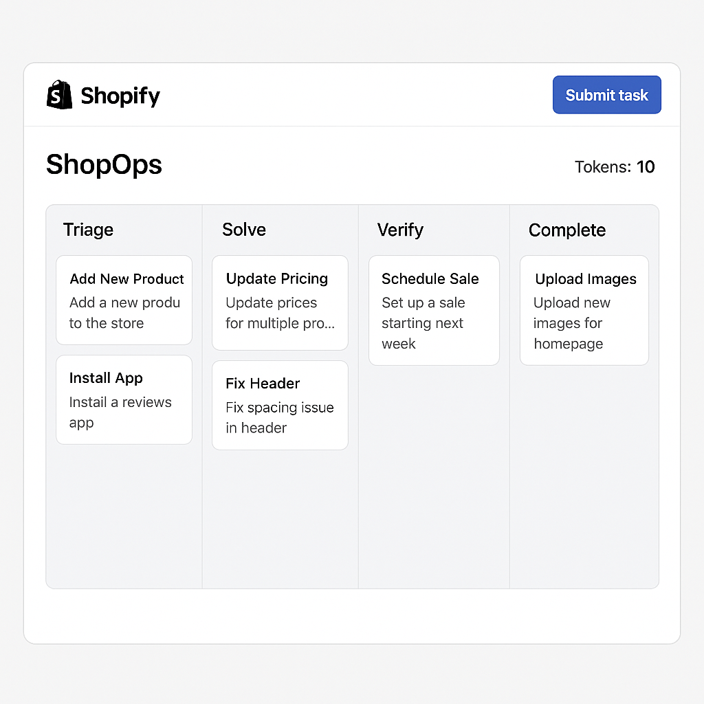 ShopOps App UI Preview